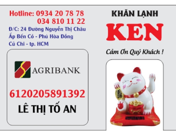 KHĂN LẠNH KEN CỦ CHI